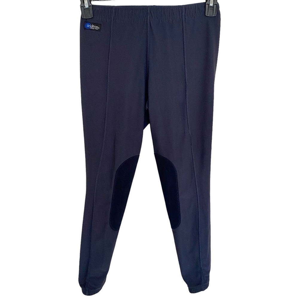 Irideon Kids Power Issential Knee Patch Tights in Navy, Size Small